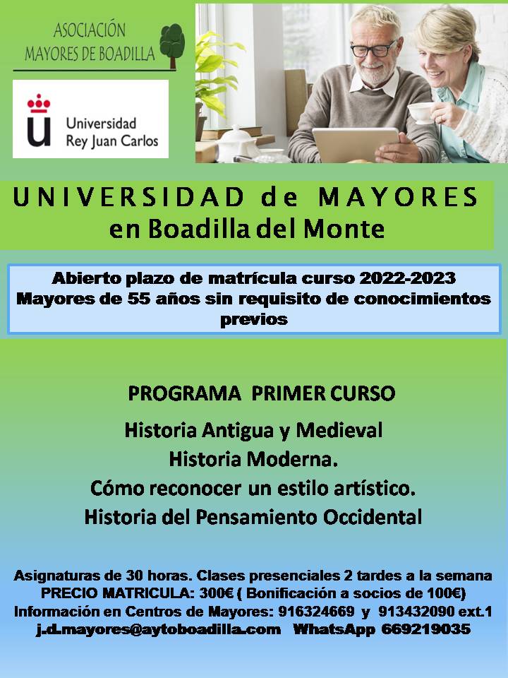 UNIVERSIDAD DE MAYORES (CURSO 2022-2023)